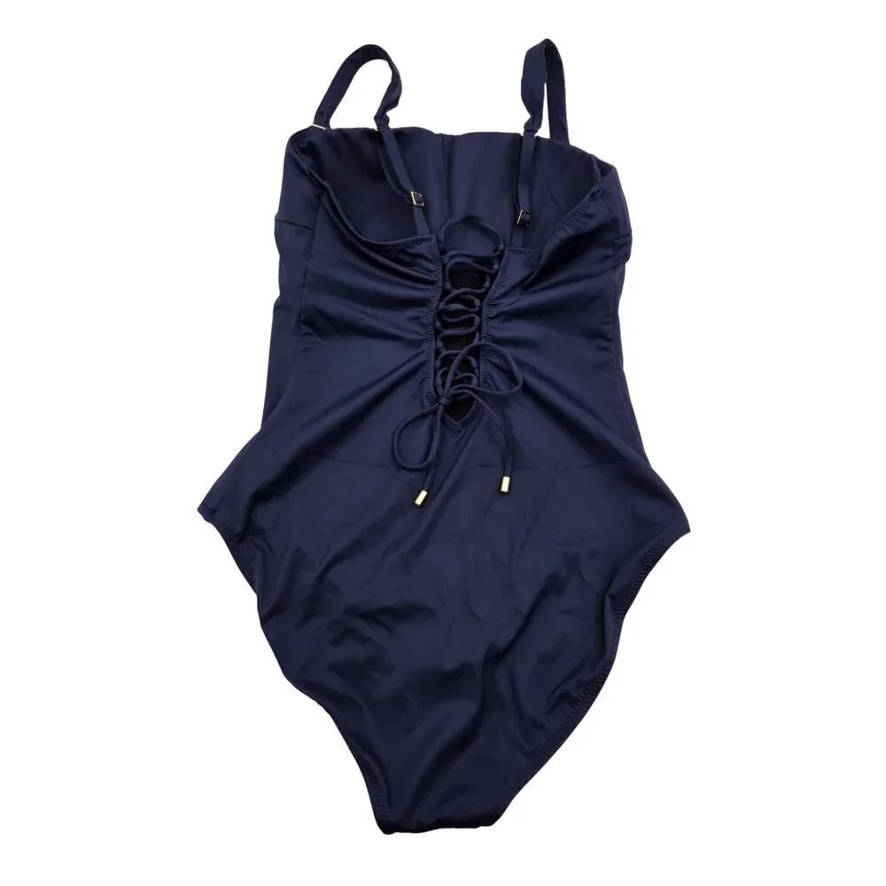 NWT Women's - La Blanca Luxe Tummy Control One Piece Swimsuit, Size 16
